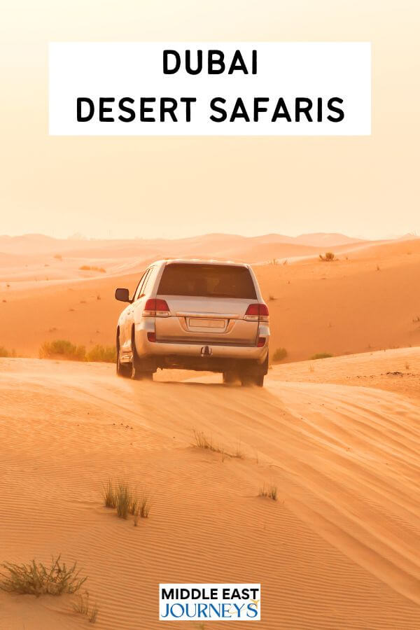 A desert safari is one of the most adventurous things to do in Dubai